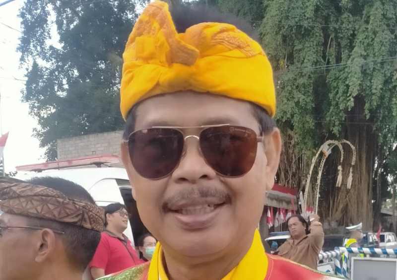 RESTU PUSAT SANGAT KUAT : Ketua DPD Golkar Tabanan, I Nyoman Wirya. (juliadi)
