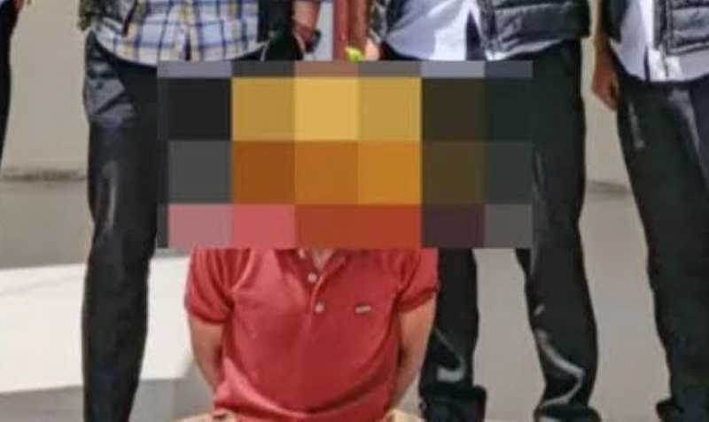 TANGKAP PELAKU: Resmob Polres Bener Meriah berhasil mengamankan pelaku dugaan pelecehan terhadap pelajar di kebun kopi. (foto: dok : TBNews Polri)