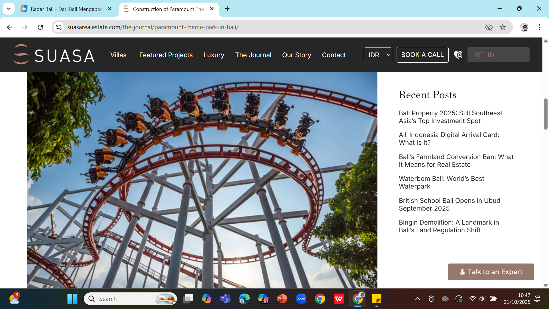 Ilustrasi - Theme Park yang akan dibangun MNC Tourism dan Paramount Pictures di Jembrana.