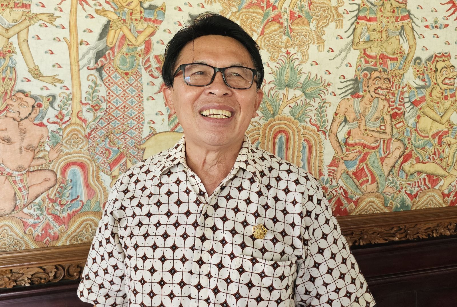 SISIR KASUS: Ketua Pansus TRAP I Made Supartha saat ditemui di Kantor DPRD Bali kemarin (29/10/2025)