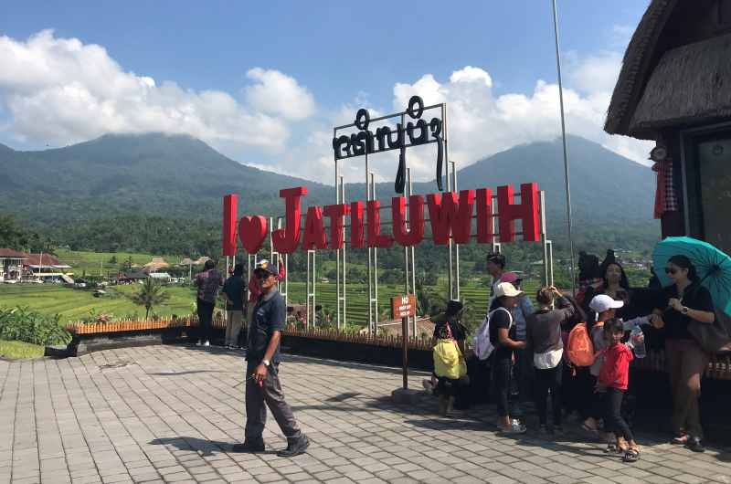ilustrasi situasi cuaca cerah berawan di Jatiluwih, Tabanan.(Miftahuddin/Radar Bali)
