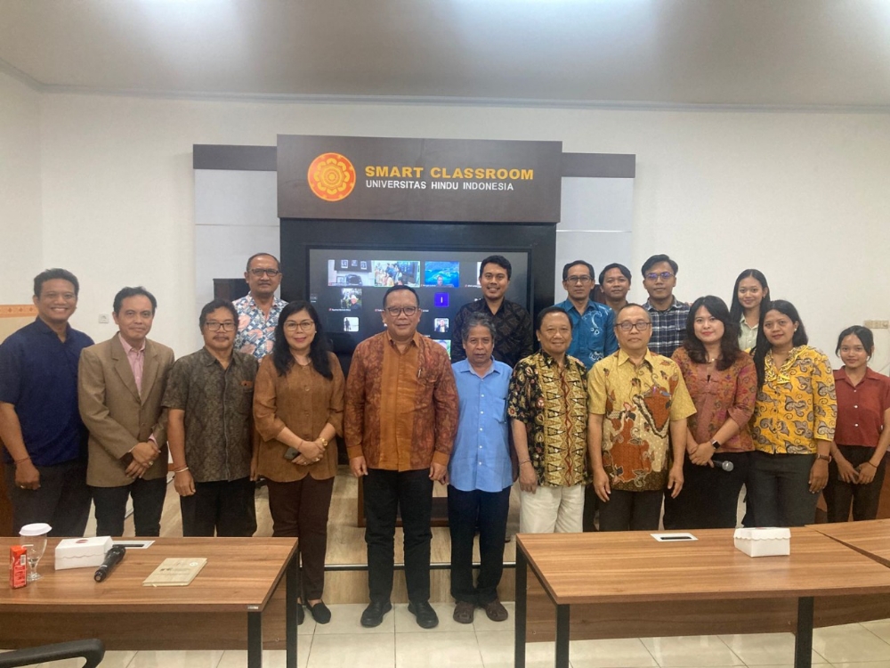 Pimpinan PTKH di Smart Classroom, Universitas Hindu Indonesia (UNHI) Denpasar, Jumat 31 Oktober 2025.
