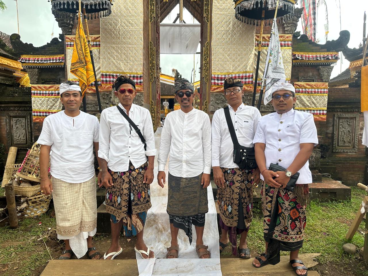 Puncak Karya Agung di Pura Penataran Temaga, Desa Kertabuana, Sidemen, Karangasem, Rabu (5/11/2025).
