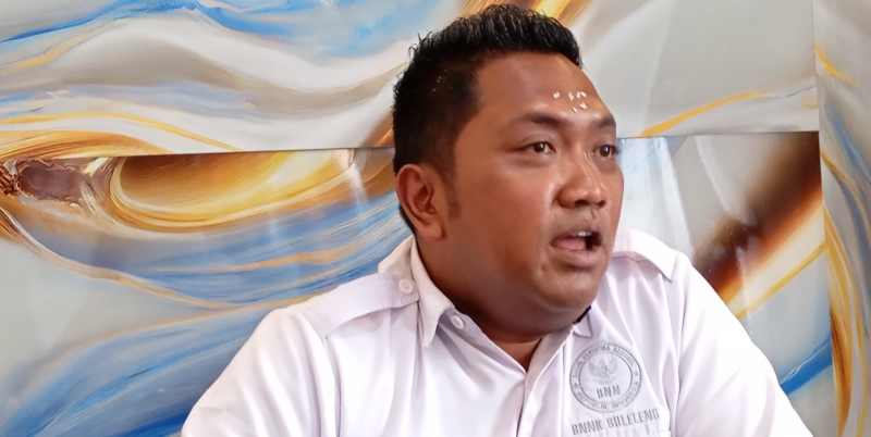 TEGAS : Kepala BNNK Buleleng, Komang Yuda Murdianto. (Francelino Junior)