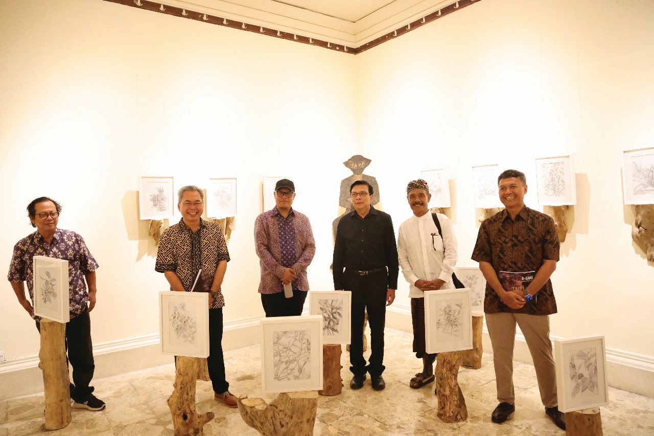 Pembukaan pameran seni rupa internasional B-GAME serangkaian B-GAAD II, 2025 di Agung Rai Museum of Art (ARMA), Ubud.
