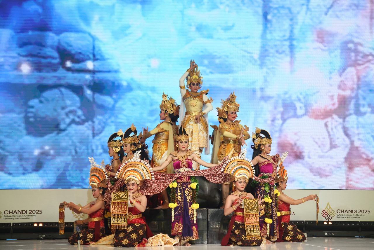 Tari Cancala-Bhuwana-Candika mahakarya ISI BALI tahun 2025.