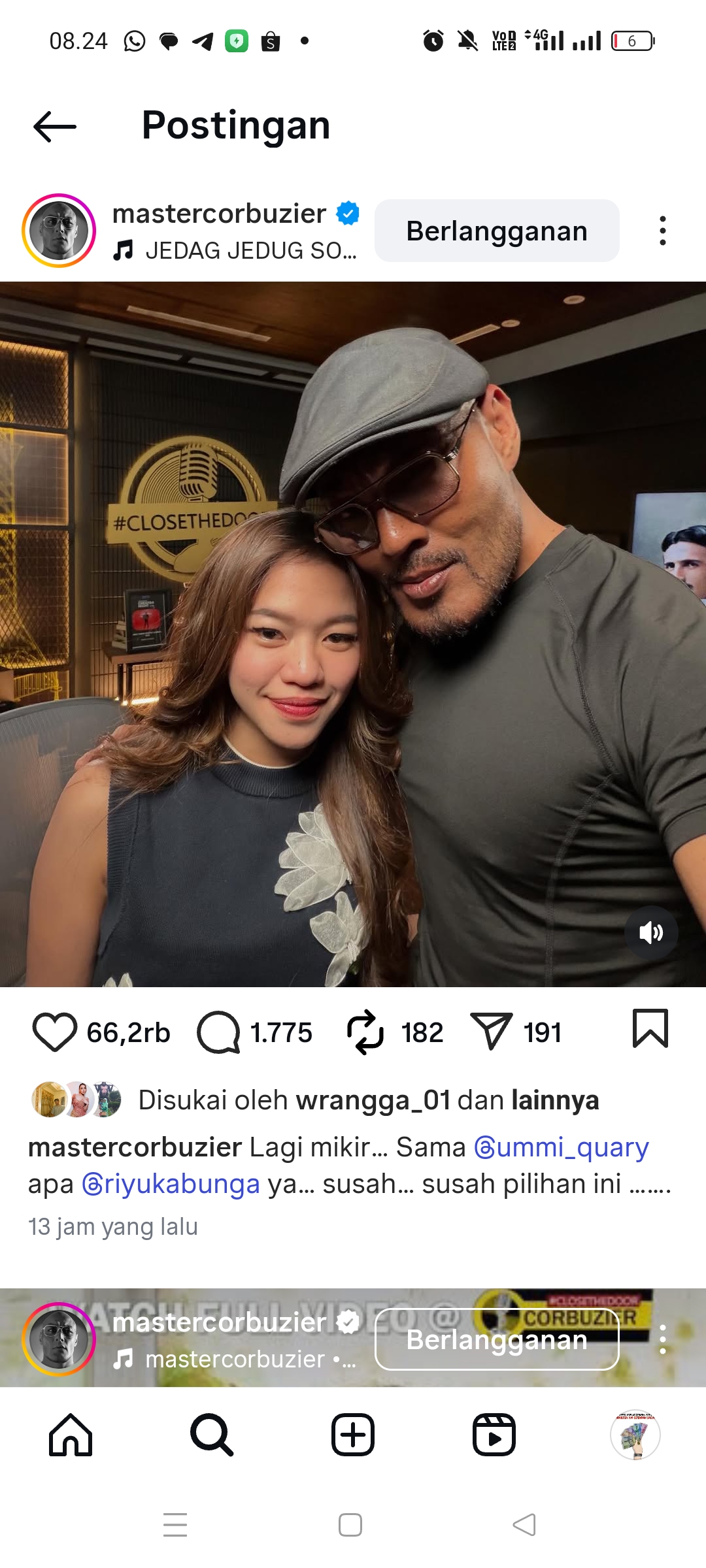 Deddy Corbuzier dan Ummi Quary