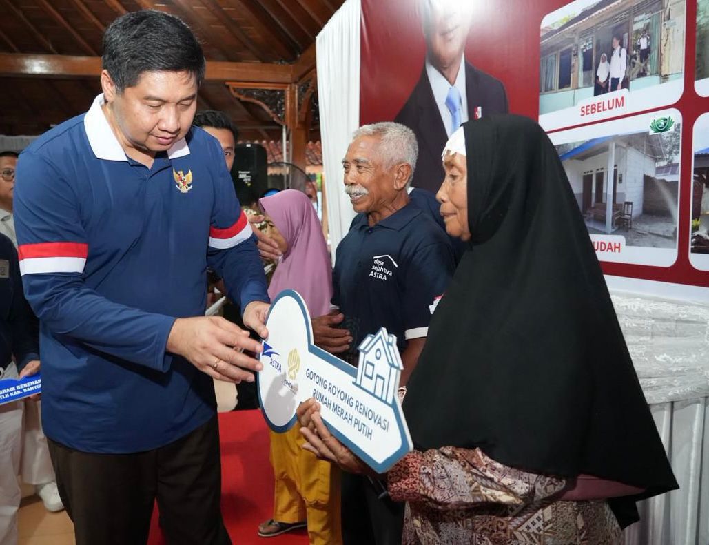 Menteri Perumahan dan Kawasan Permukiman (PKP) Maruarar Sirait ke Desa Tunjung, Kabupaten Banyumas, Jawa Tengah, pada Sabtu (8/11).