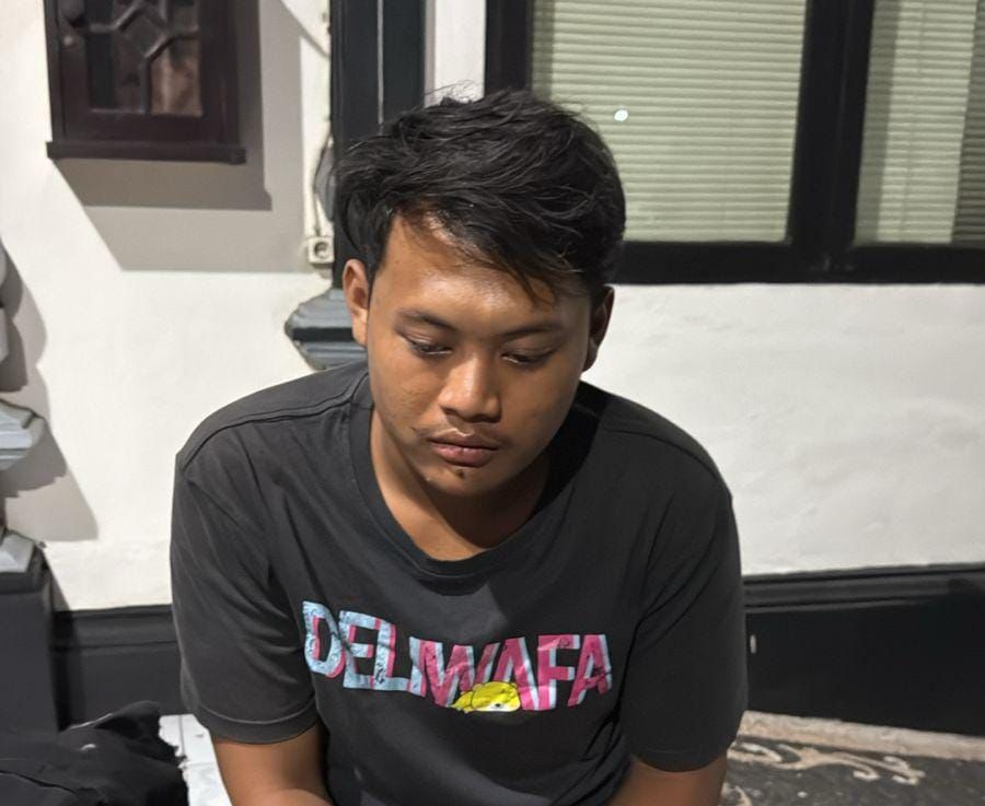 MEMBABI BUTA: Brondong inisial FJ, 20, diamankan Polisi karena tusuk kekasih PHKN, 34