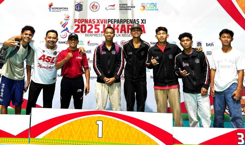 SABET PRESTASI : Atlet Bali yang berjuang di Popnas XVII 2025. (Foto Pertina Bali untuk Radar Bali)