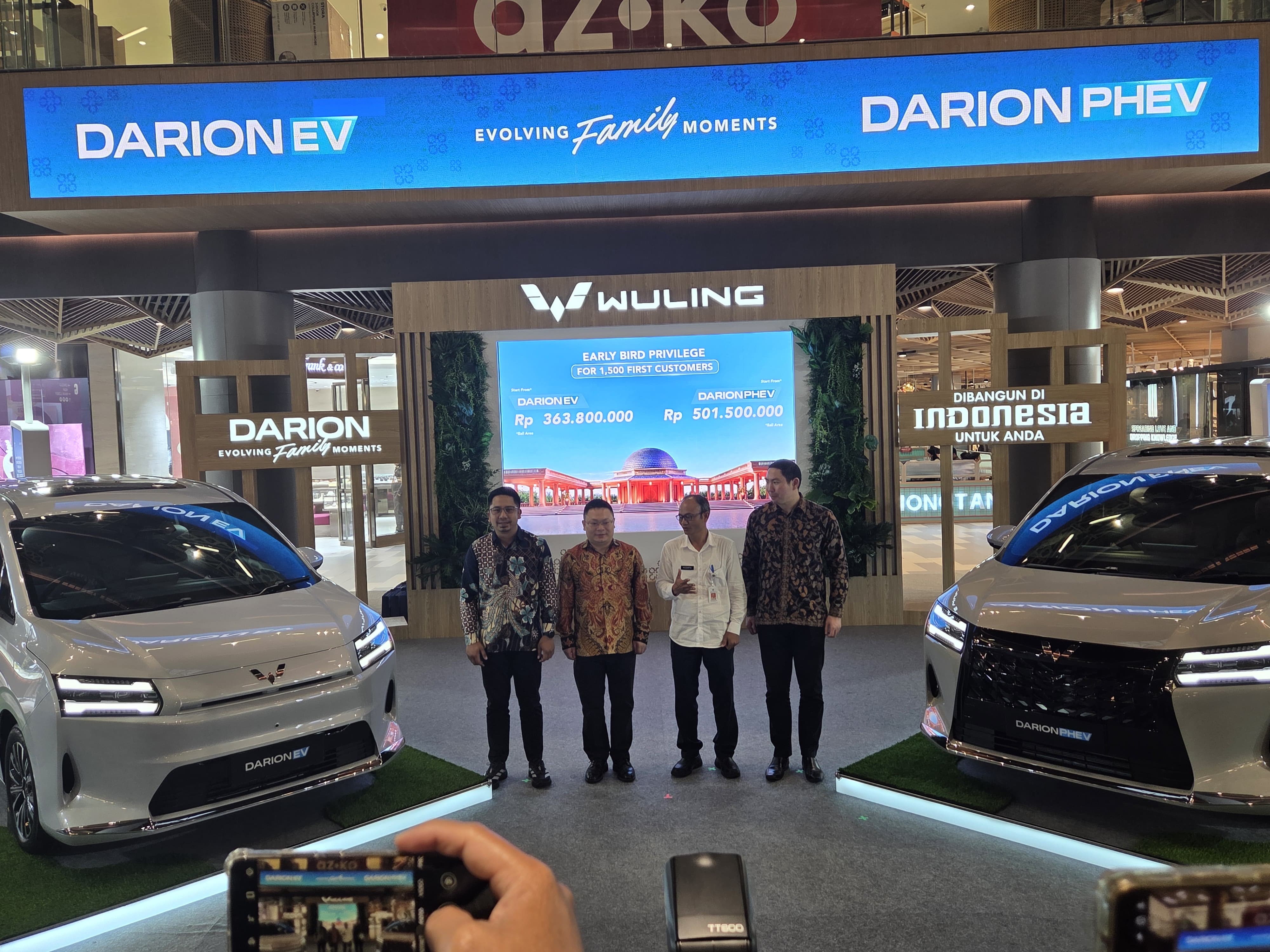 Wuling Motors (Wuling) memperkenalkan Darion &lsquo;Evolving Family Moments&rsquo; melalui pameran di Living World Denpasar (13/11/2025).