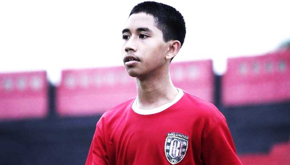 SIAP TAMPIL LAGI : Gelandang muda andalan Bali United FC, Made Tito Wiratama. (media bali united)
