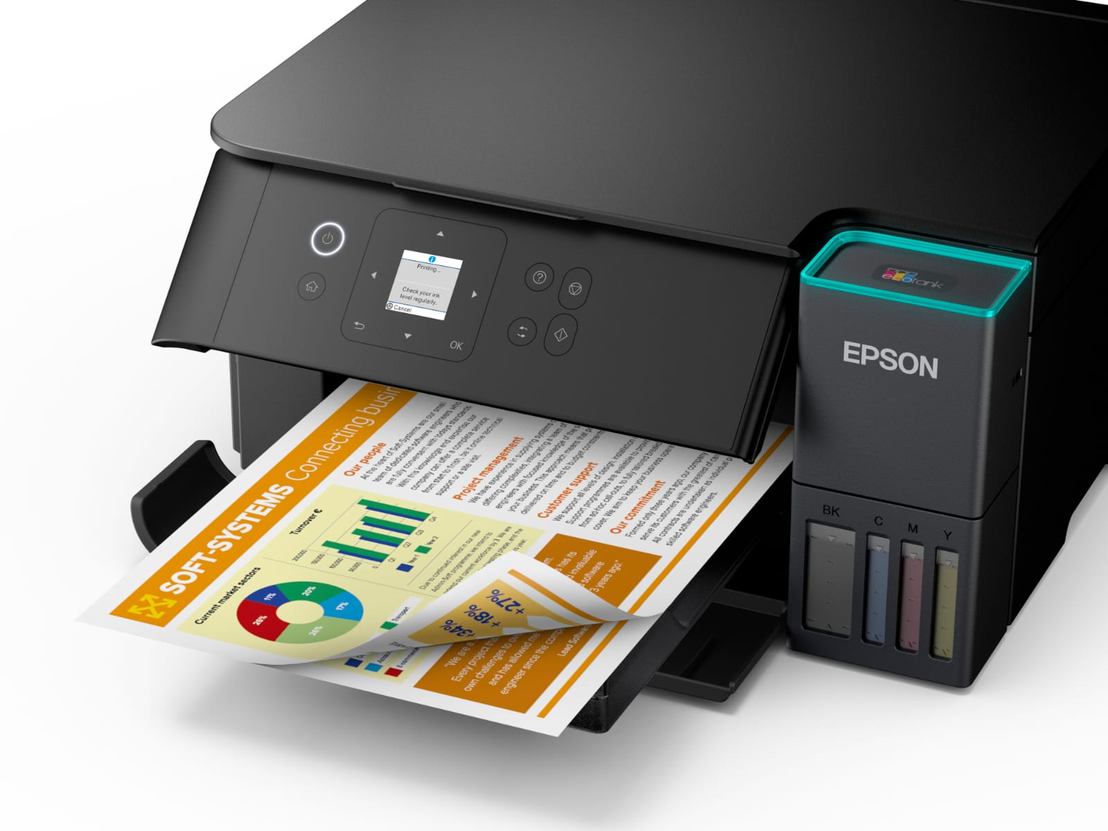 Ringkas, andal, dan efisien &ndash; Epson hadirkan solusi cetak yang menjaga produktivitas dan efisiensi bisnis kecil melalui EcoTank L4360, L6370, dan L6390.