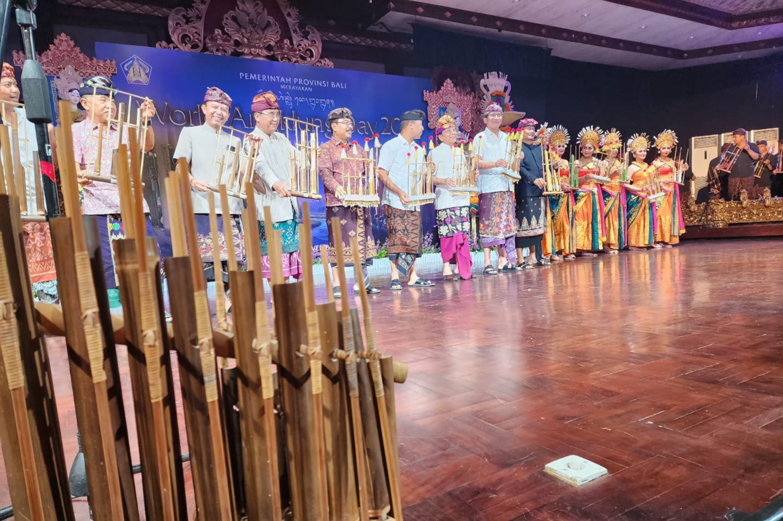 HEBAT: Perayaan Bali World Angklung Day sebagai kesenian lokal yang masuk kancah global