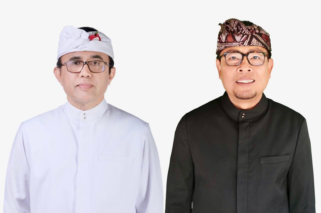 Wali Kota Denpasar I Gusti Ngurah Jaya Negara dan Wakil Wali Kota Denpasar I Kadek Agus Arya Wibawa.