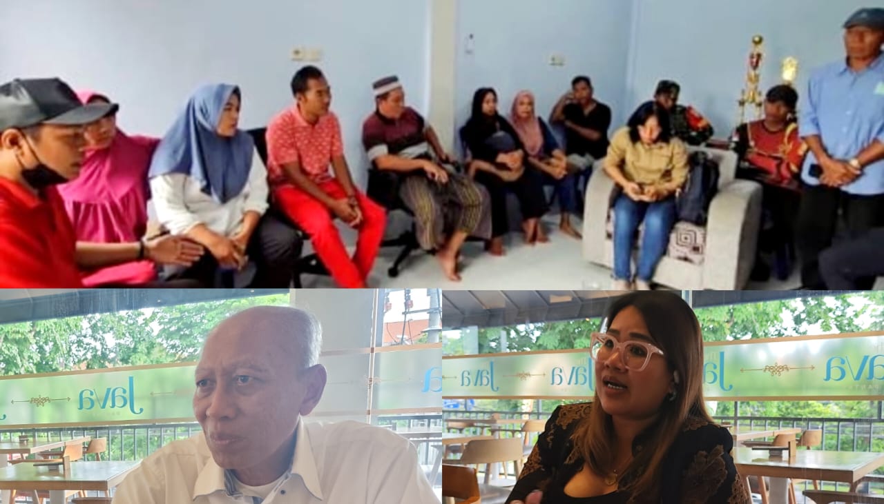 Warga memberi klarifikasi di hadapan tim Kementerian LH Pusat pada Jumat 14 November 2025 (inzert) Humas PT Klin Jonaparta dan Kuasa Hukum PT Klin memberi keterangan pers kepada wartawan (17/10/202)
