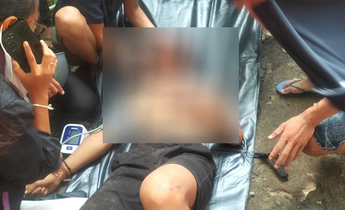 SUDAH MENINGGAL : Remaja usia 15 tahun yang hendak menyelamatkan adiknya ini ditemukan sudah meninggal. (dok.Polres Buleleng)