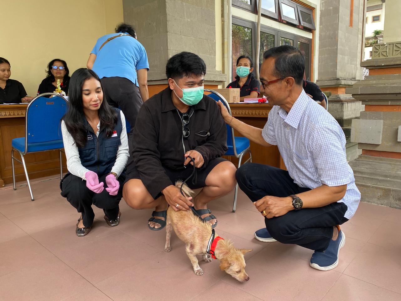 Layanan sterilisasi serta vaksinasi gratis bagi Hewan Penular Rabies (HPR) di klinik hewan Mangupura Vet Care, Kantor Diserpa Badung, pada 22&ndash;23 November 2025.