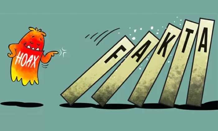 Ilustrasi berita hoaks-JawaPos.com