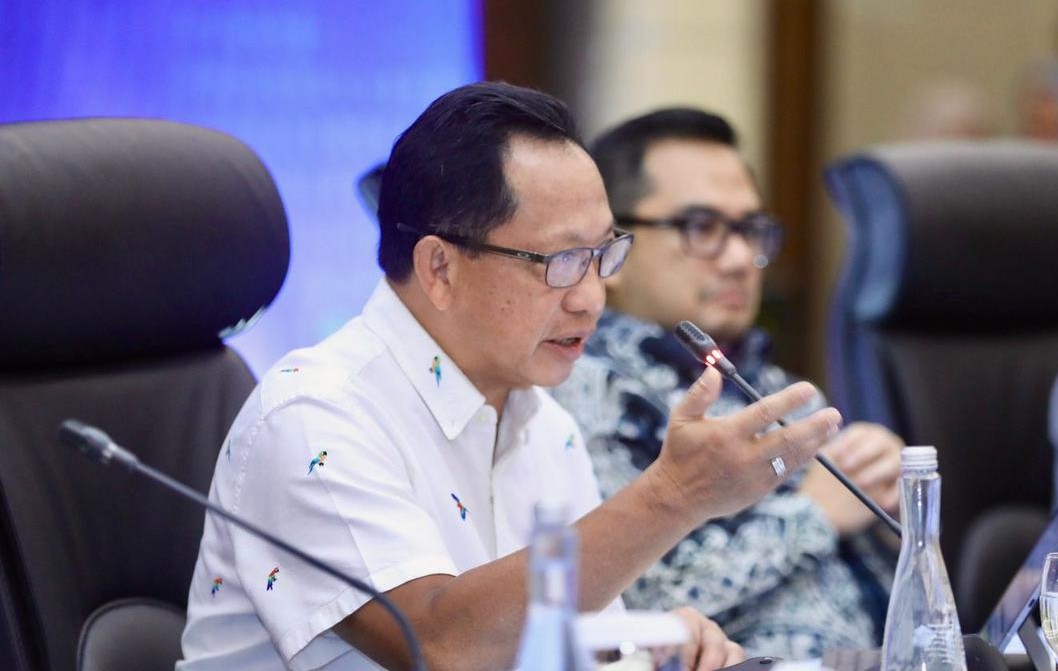 Mendagri Tito Karnavian dalm sebuah forum diskusi