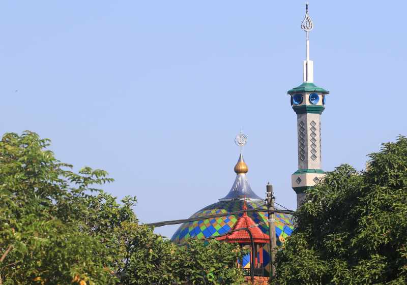 Ilustrasi Masjid Nurut Taqwa di komplek Perumahan Dinas TNI AD Yangbatu, Jalan Letda Made Reta, Denpasar. (Miftahuddin/Radar Bali)