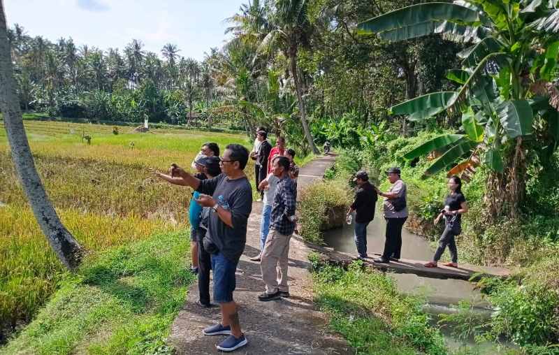 MENYIMPAN POTENSI KEKHASAN: Suasana alam pertanian Desa Pangkung Karung, Kecamatan Kerambitan Tabanan yang bakal menjadi desa wisata. (juliadi/radar bali