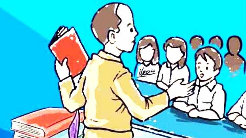 ilustrasi suasana belajar mengajar di sekolah.(dok.Jawa Pos.com)