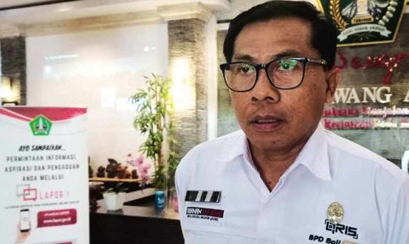 BEBERKAN PEMBAGIAN : Sekretaris Daerah Kabupaten Tabanan, I Gede Susila. (juliadi/radar bali)