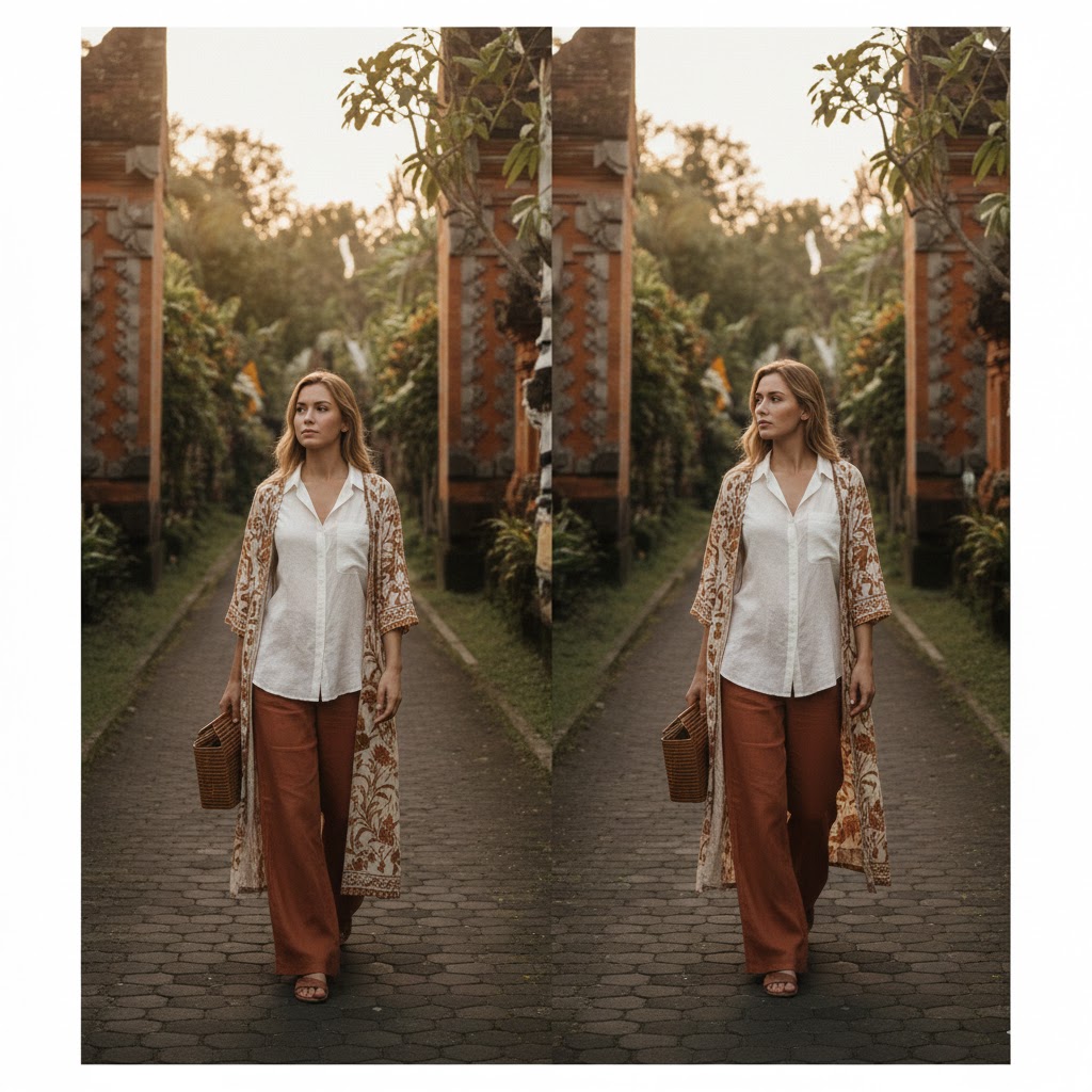 EARTH TONE REVIVAL - Warna-warna seperti olive, soft beige,  terakota, dan coklat bambu akan menjadi tren wastra 2026.