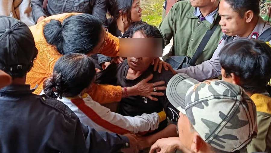 BINGUNG: Made SY alias Kadek berhasil ditemukan, setelah menghilang selama satu hari.( Foto: Polres Buleleng untuk Radar Bali)