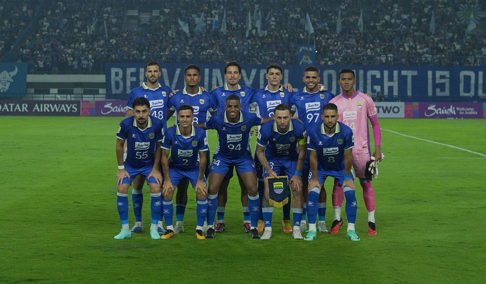 ULANG SEJARAH - Skuad Persib yang mengalahkan Bangkok United di fase grup AFC Champions League Two.