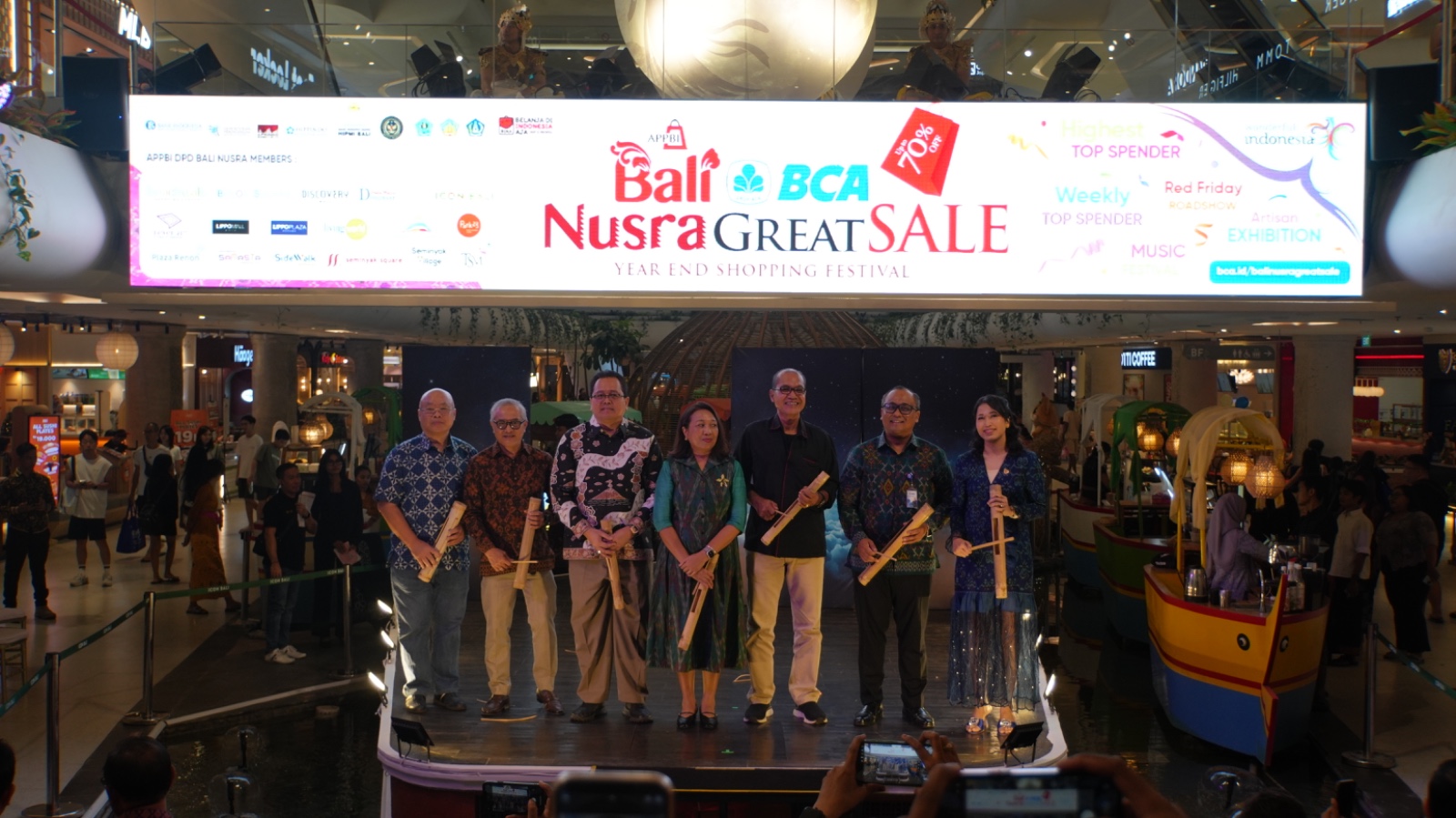 FESTIVAL BELANJA: Bali Nusra Great Sale 2025 dibuka di ICON BALI, 12 Desember 2025.