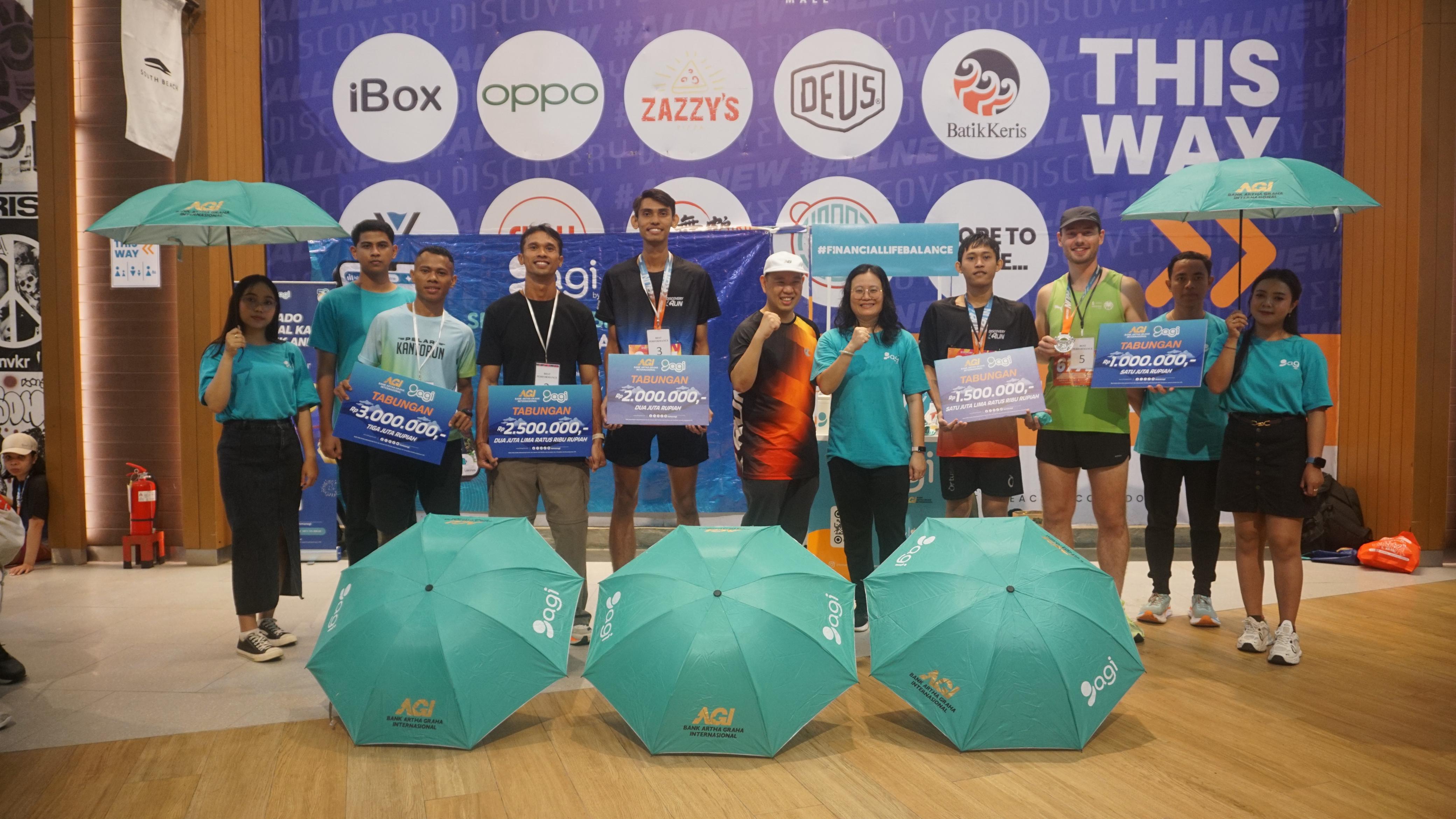 HADIAH TABUNGAN: Bank Artha Graha Internasional dukung Discovery Run 2025.