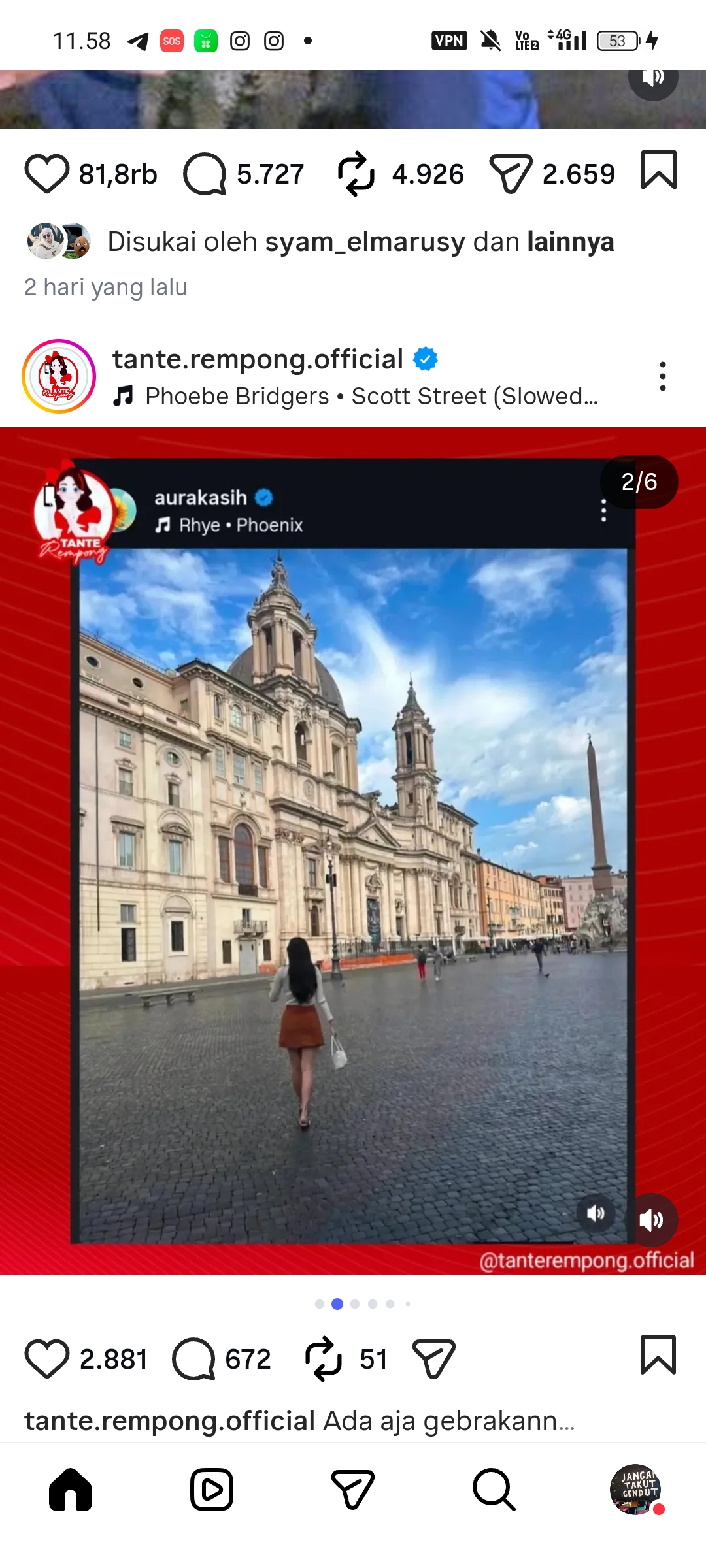 Unggahan Aura Kasih