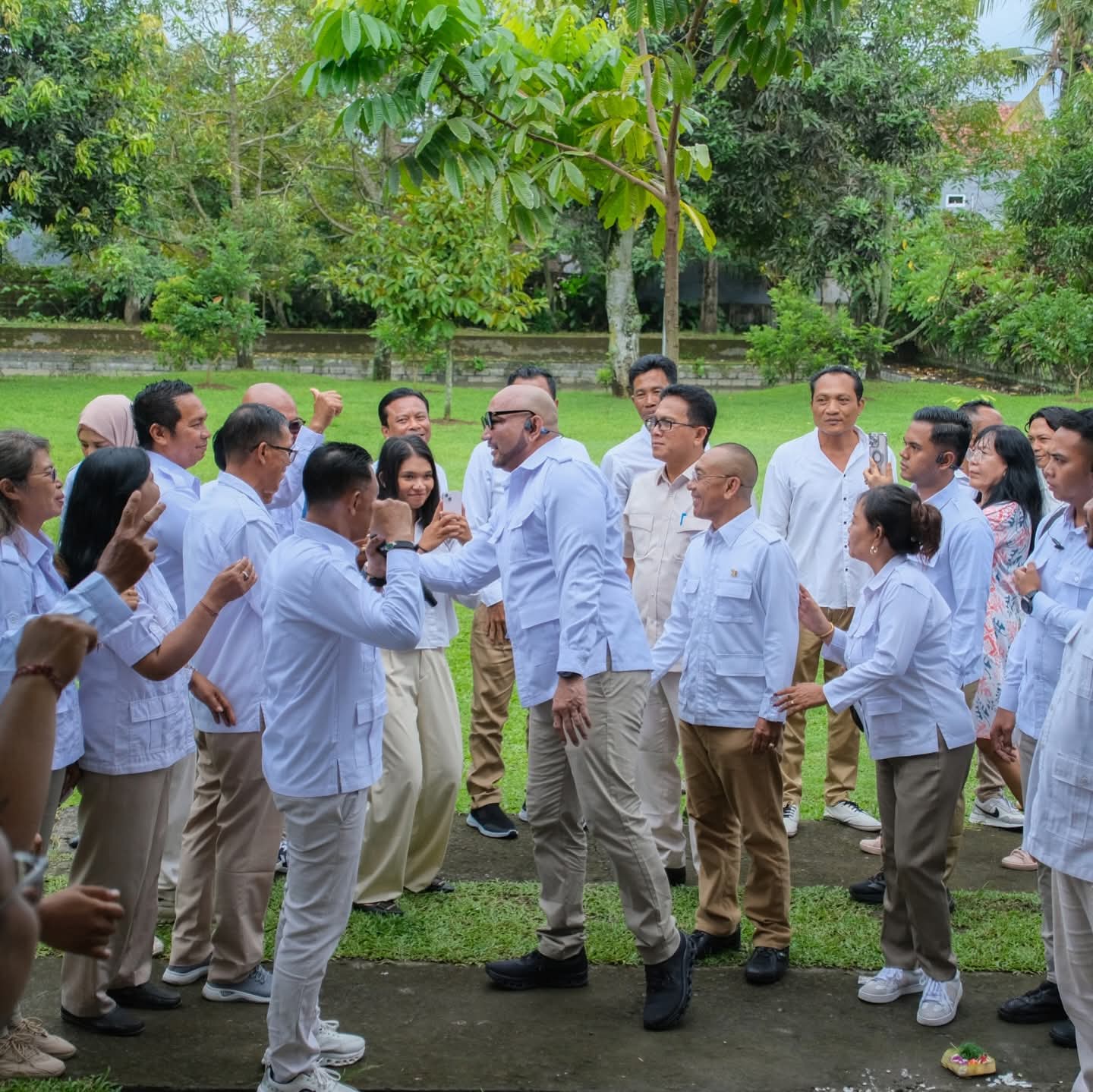 Ketua DPD Gerindra Bali, Made Muliawan Arya,(De Gadjah) saat pendidikan politik DPC Gerindra Kabupaten Badung di Mengwi, Sabtu (27/12/2025).