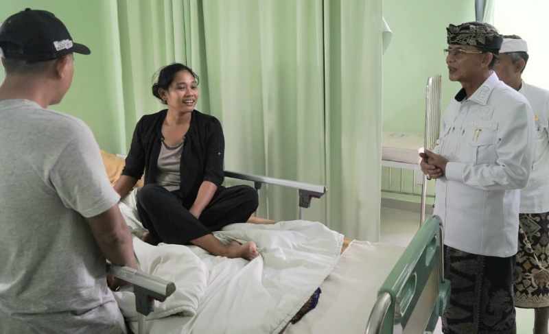 SUDAH SEMAKIN LENGKAP : Fasilitas Gedung VIP dan Kelas I di RSUD Gema Santi, Nusa Penida, semakin lengkap. ( Foto: Humas Pemkab Klungkung)
