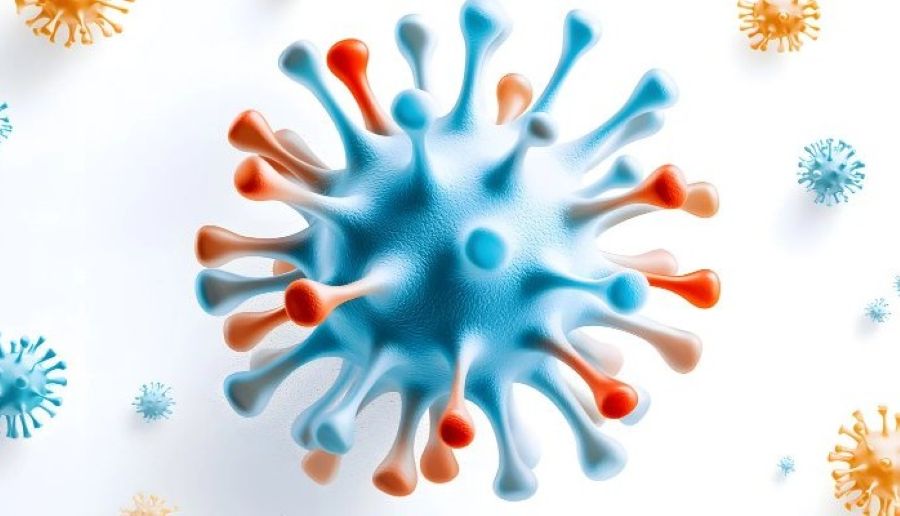 ILustrasi virus Super Flu yang heboh menyerang masyarakat