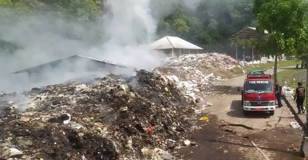 TARIK ULUR: TPA Landih yang direncanakan menjadi lokasi pembuangan sampah dari Kota Denpasar dan Badung