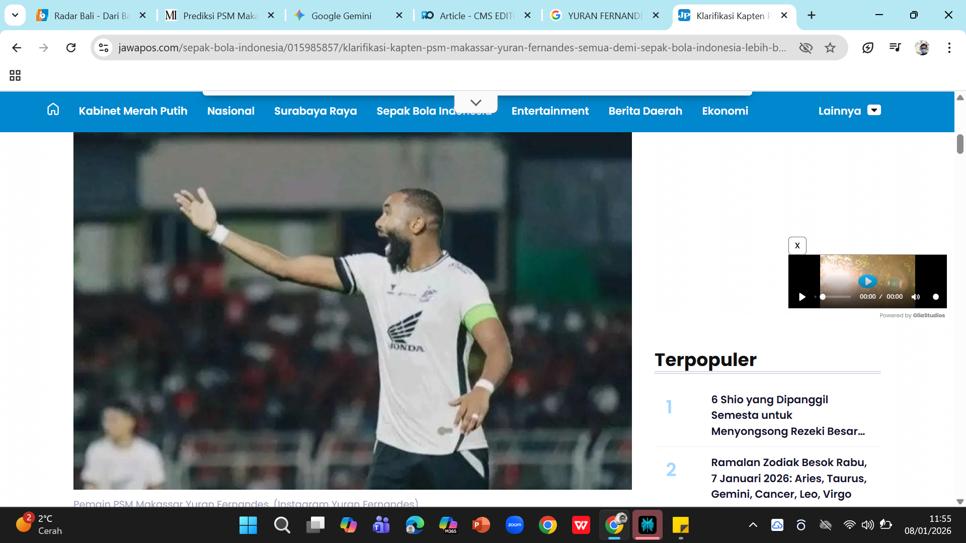Tembok pertahanan PSM Makassar sedang dalam sorotan tajam. Mampukah Yuran Fernandes menggalang lini belakang Juku Eja yang rapuh di tengah tren negatif tim?