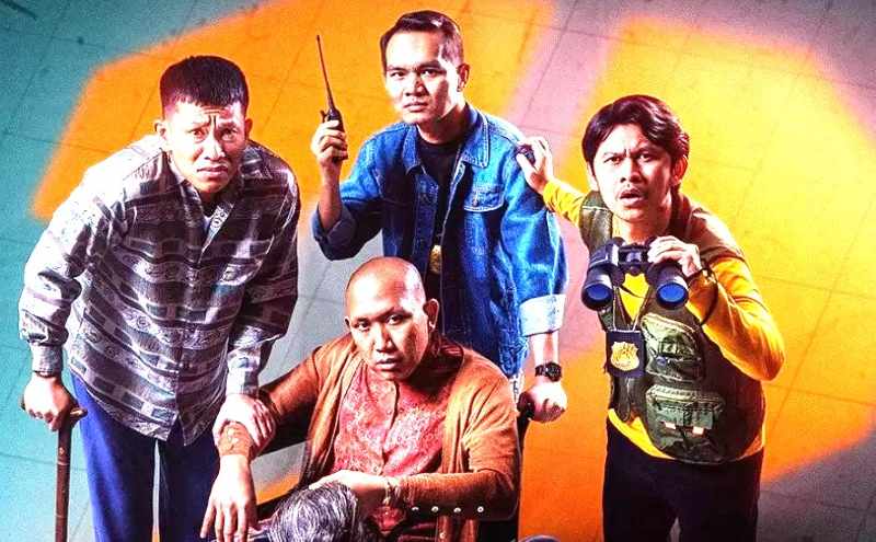 GULINGKAN HOLLYWOOD DENGAN TAWA: Film Agak Laen: Menyala Pantiku! kini mengejar rekor film Avengers Endgame setelah menikung Jumbo.(foto:Imajinari.id)