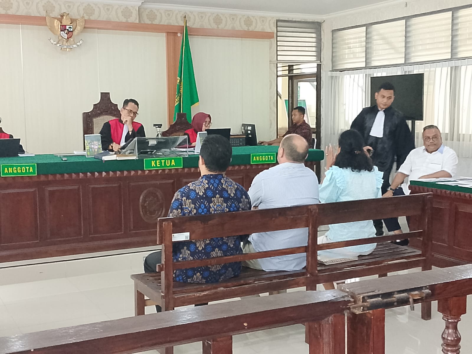 Sidang Togar Situmorang mendengar saksi korban berlangsung di Pengadilan Negeri Denpasar, Kamis (8/1/2026) kemarin.&nbsp;