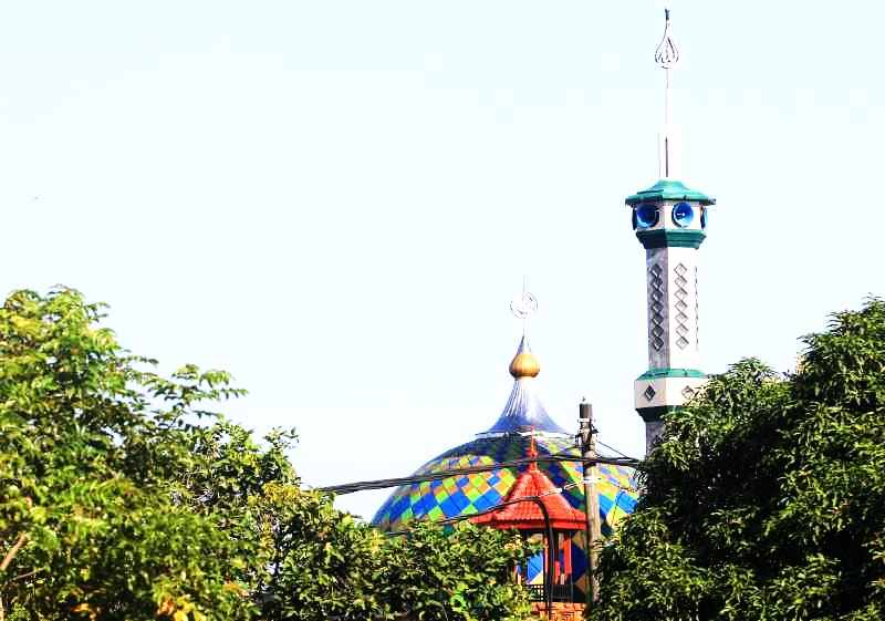 Ilustrasi Masjid Nurut Taqwa di komplek Perumahan Dinas TNI AD Yangbatu, Jalan Letda Made Reta, Denpasar. (Miftahuddin/Radar Bali)