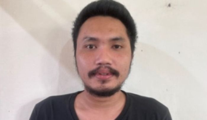NEKAT: Pelaku berinisial IBSAM 31, diamankan Polsek Mengwi.