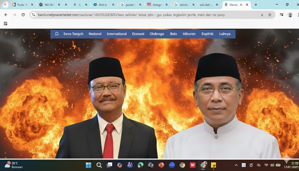 Saifullah Yusuf dan Yahya Cholil Staquf.