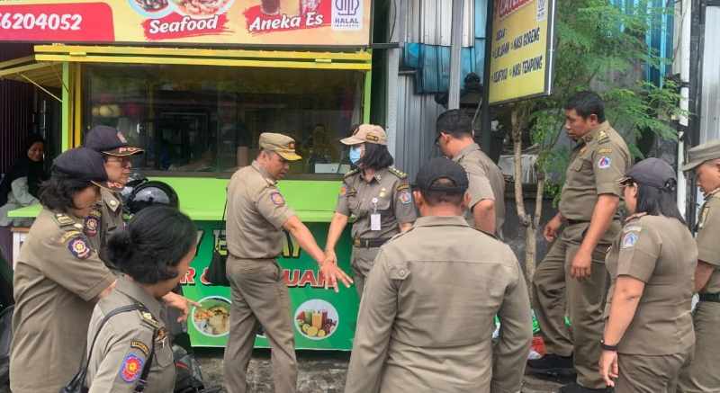 SIDAK : Tim gabungan Satpol PP Kabupaten Klungkung gelar sidak. (foto: Satpol PP Klungkung)