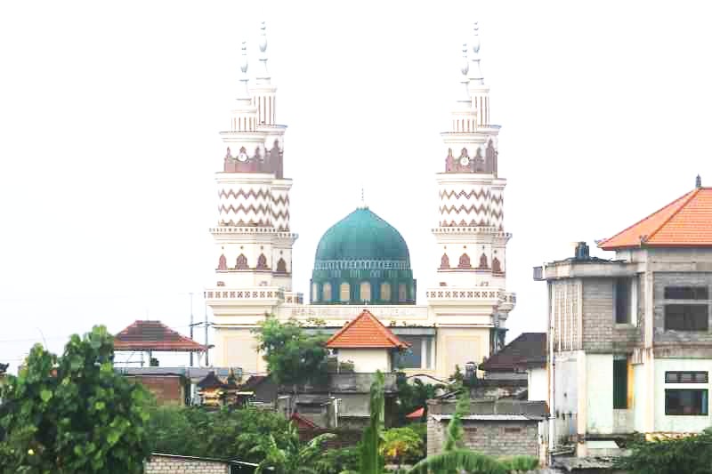 Ilustrasi Masjid Besar Al Muhajirin di Kampung Islam Kepaon, Kota Denpasar. (Miftahuddin/Radar Bali)