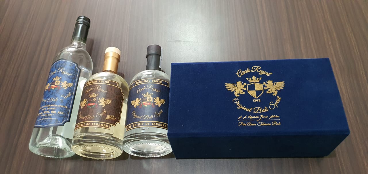 arak premium dengan kemasan eksklusif