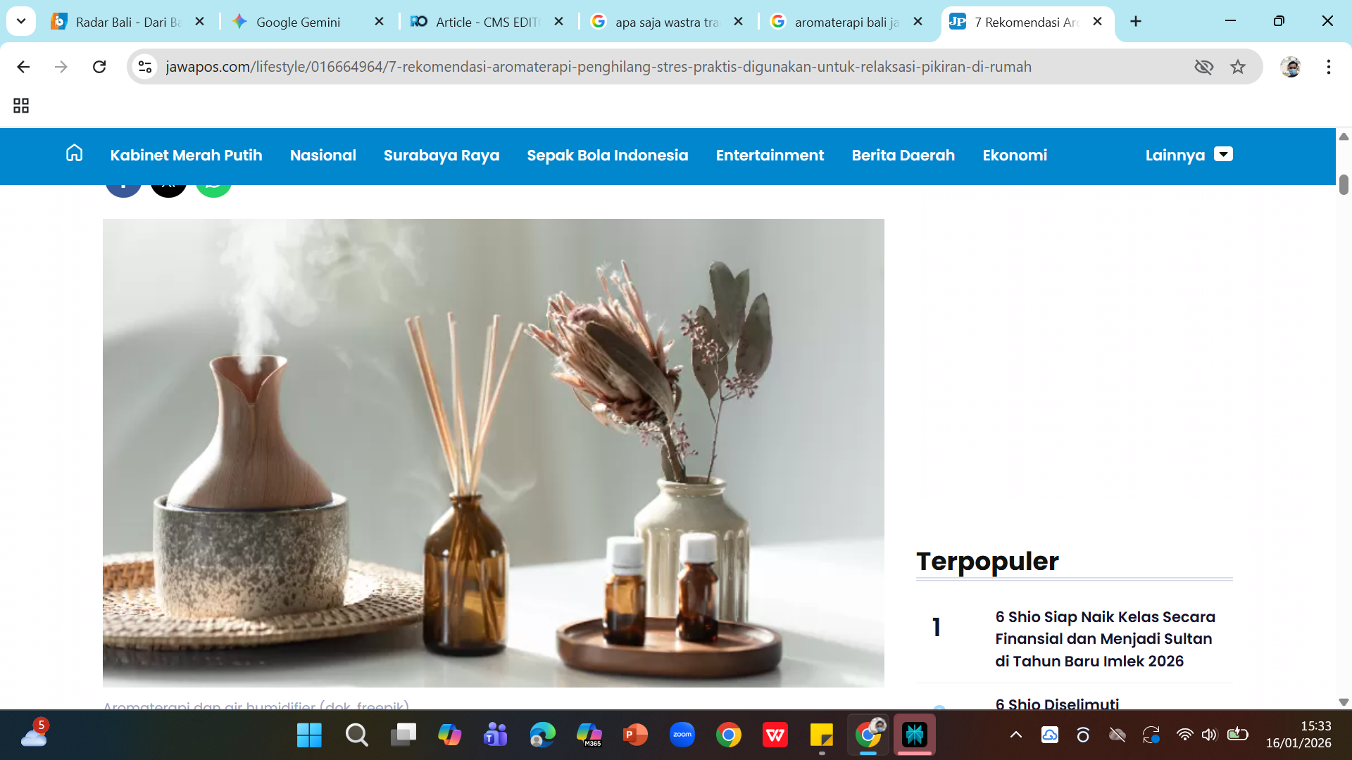 Aromaterapi