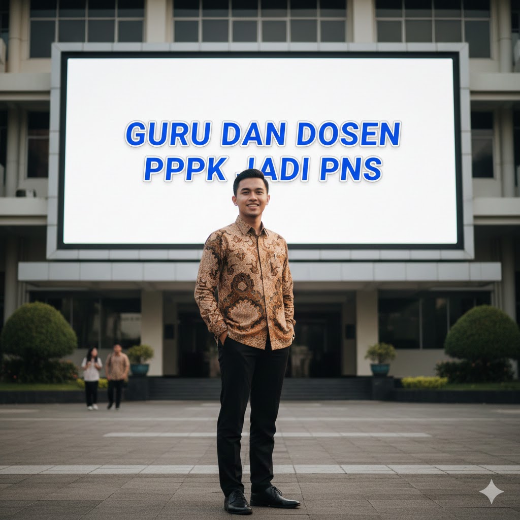 Presiden Prabowo segera mengumumkan pengalihan PPPK di sektor pendidikan menjadi PNS.