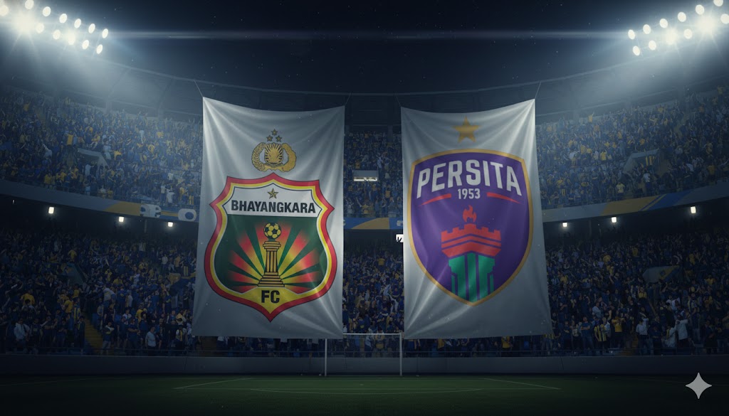 Prediksi pertandingan Persita vs Bhayangkara FC di pekan ke-18 BRI Super League 2025 2026.